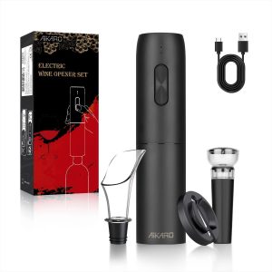 Electric Wine Bottle Opener Automatic Corkscrew, Rechargeable