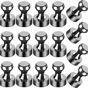Strong Science Magnets, Science Experiment Tools for School, Office, Thumb Tacks Magnets,Dry Erase Magnetic(6PCS/16Pcs)