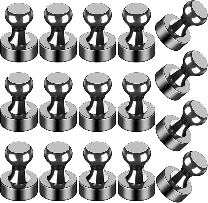 Strong Science Magnets, Science Experiment Tools for School, Office, Thumb Tacks Magnets,Dry Erase Magnetic(6PCS/16Pcs)