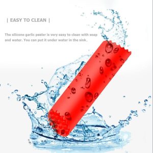 Garlic Peeler Silicone Garlic Skin Remover Roller Garlic Tube Rollers Skin Remover, Garlic Roller Peeling Tube Tool for Useful Kitchen Tools