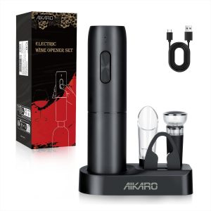 Electric Wine Bottle Opener Automatic Corkscrew, Rechargeable